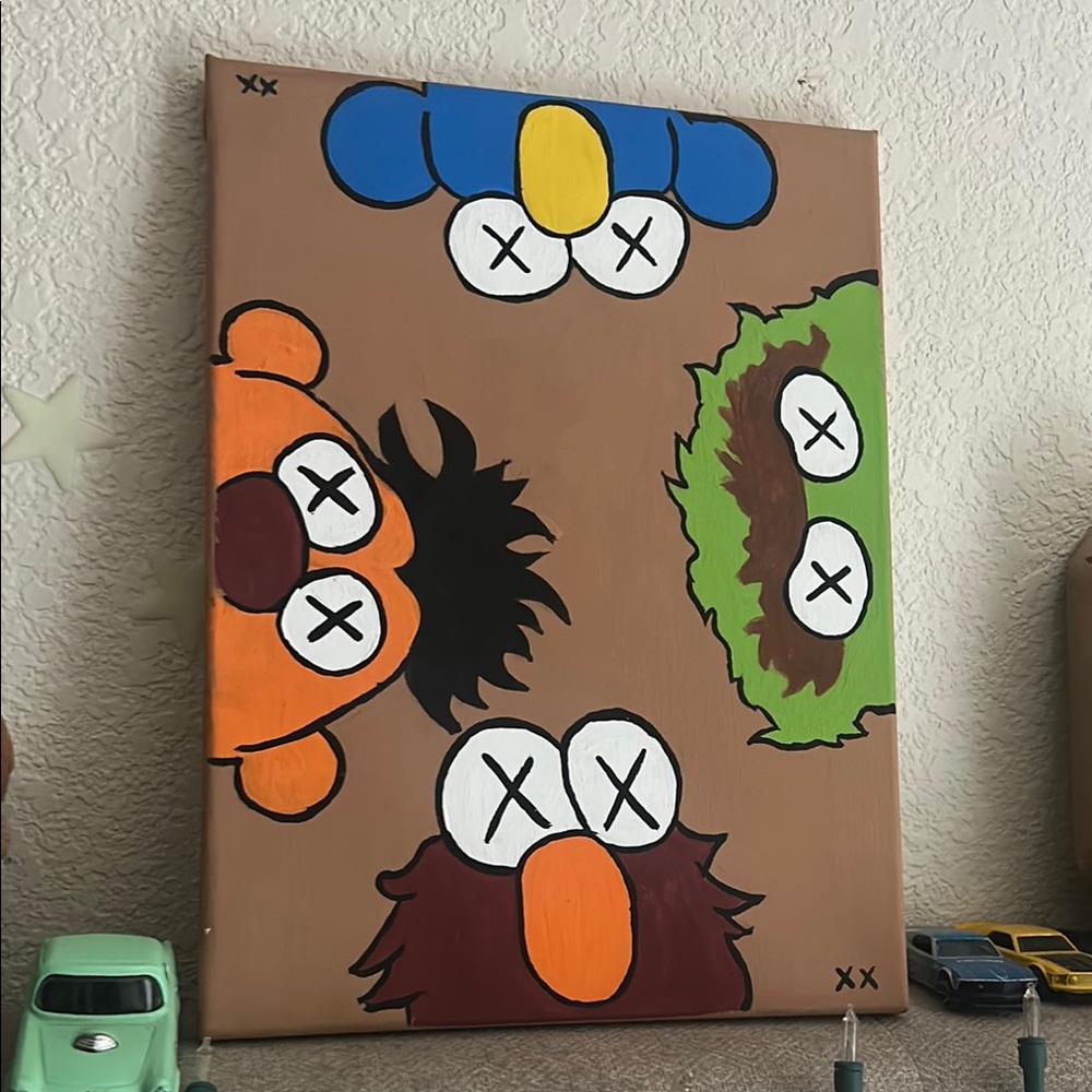 Original Kaws painting